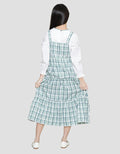 Nevada Combi Checkered Maxi Dress Anak Perempuan