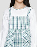 Nevada Combi Checkered Maxi Dress Anak Perempuan
