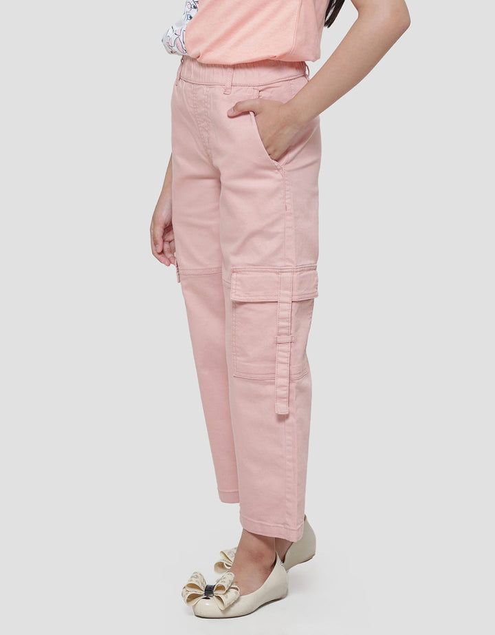 Nevada Wideleg With Twopocket Cargo Celana Panjang Anak Perempuan