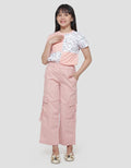 Nevada Wideleg With Twopocket Cargo Celana Panjang Anak Perempuan