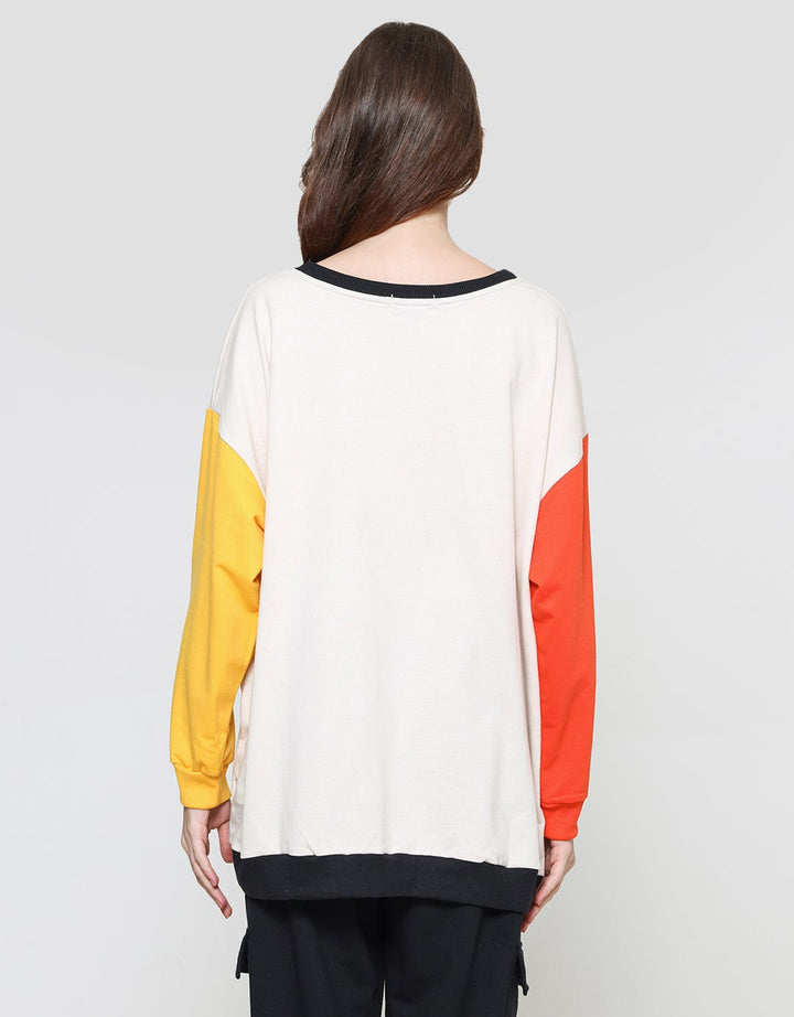 Nevada Oversized Cat Kawaii Sweater Wanita