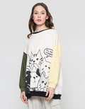 Nevada Oversized Cat Kawaii Sweater Wanita