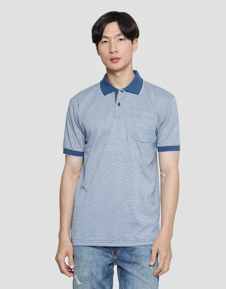 Anyday Stripe Yd Men's Short Sleeve Polo Shirt