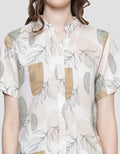 St. Yves Piyama Set Wanita Print Leaves Rise