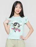 Character Power Party Power Puff Girl Kaos Anak Perempuan