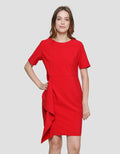 Cardinal Femme Ripped Dress Wanita