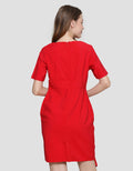 Cardinal Femme Ripped Dress Wanita