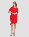 Cardinal Femme Ripped Dress Wanita