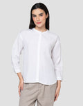 Cardinal Femme Round Neck Kemeja Wanita
