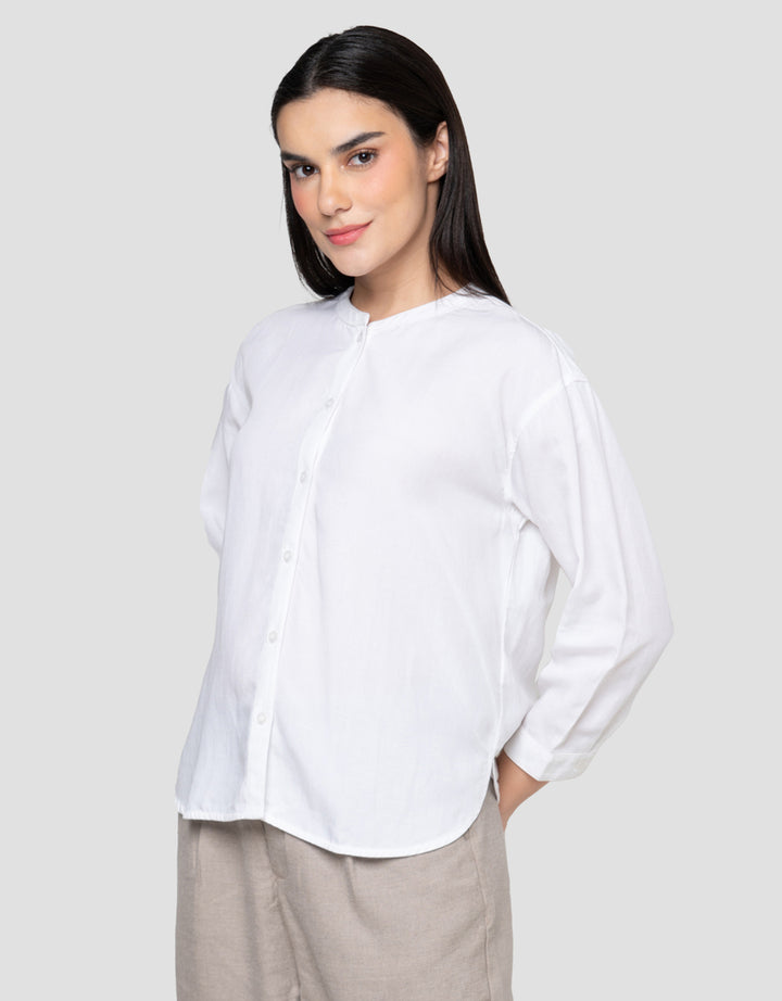 Cardinal Femme Round Neck Kemeja Wanita