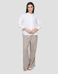 Cardinal Femme Round Neck Kemeja Wanita