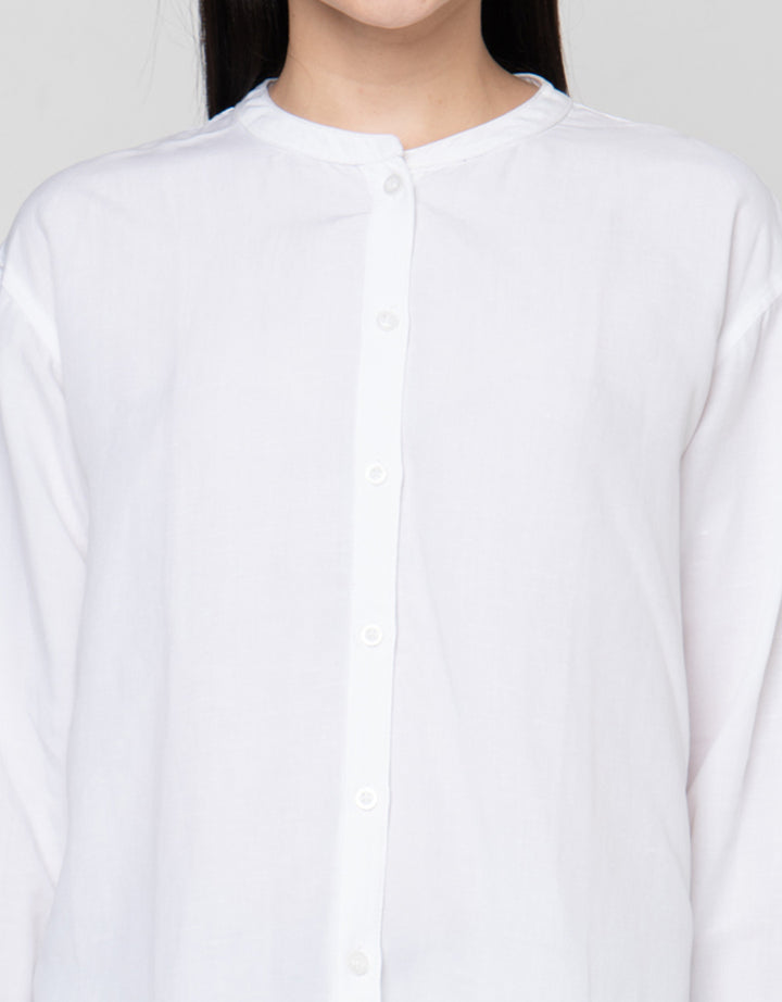 Cardinal Femme Round Neck Kemeja Wanita