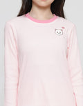 Aero Sweet Cat Bordir Kaos Anak Perempuan