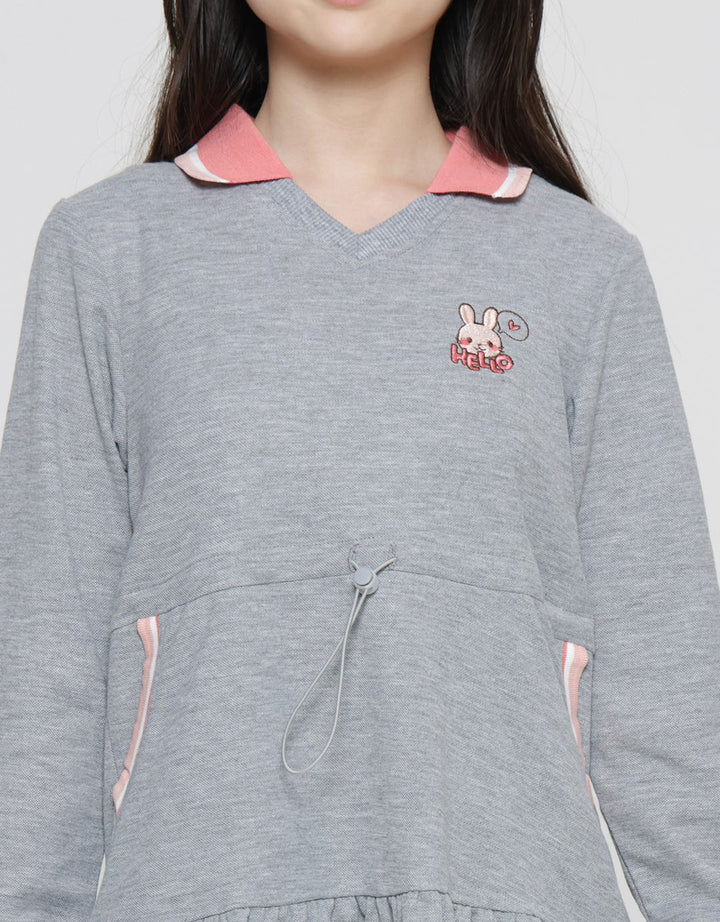 Aero Pique Collar Dress for Girls