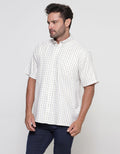 Stanley Adams Checks Medium Twill Cvc Kemeja Regular Pria