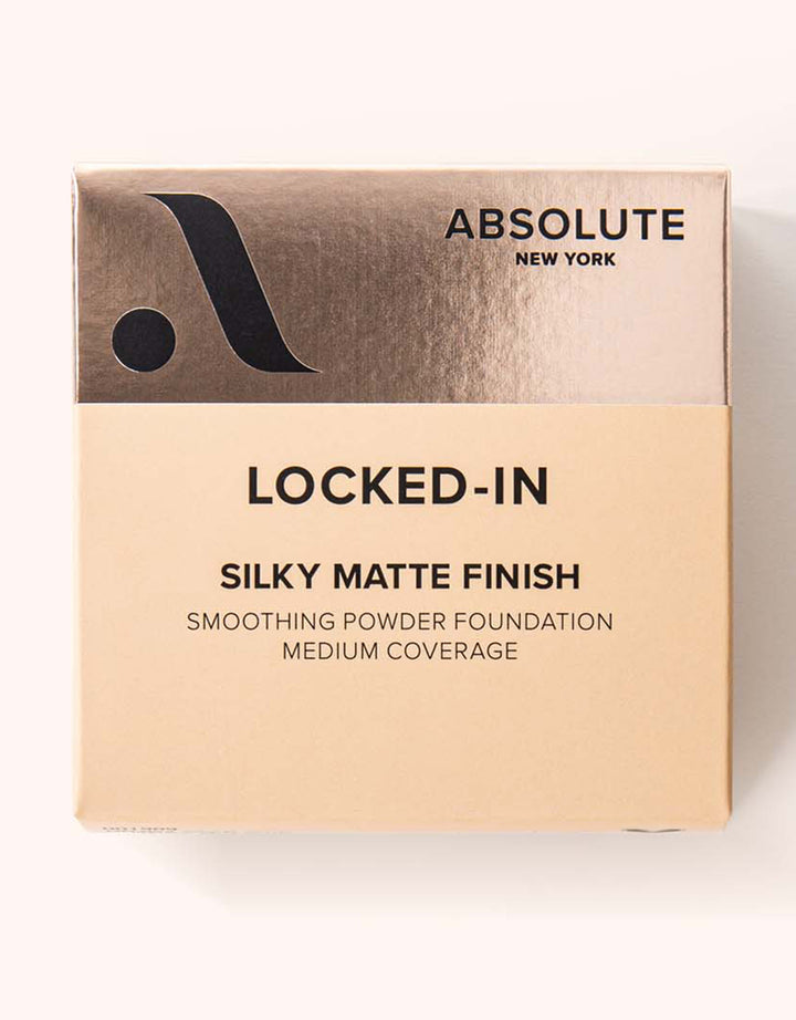 Absolute New York Any Locked In Powder Foundation Warm Honey