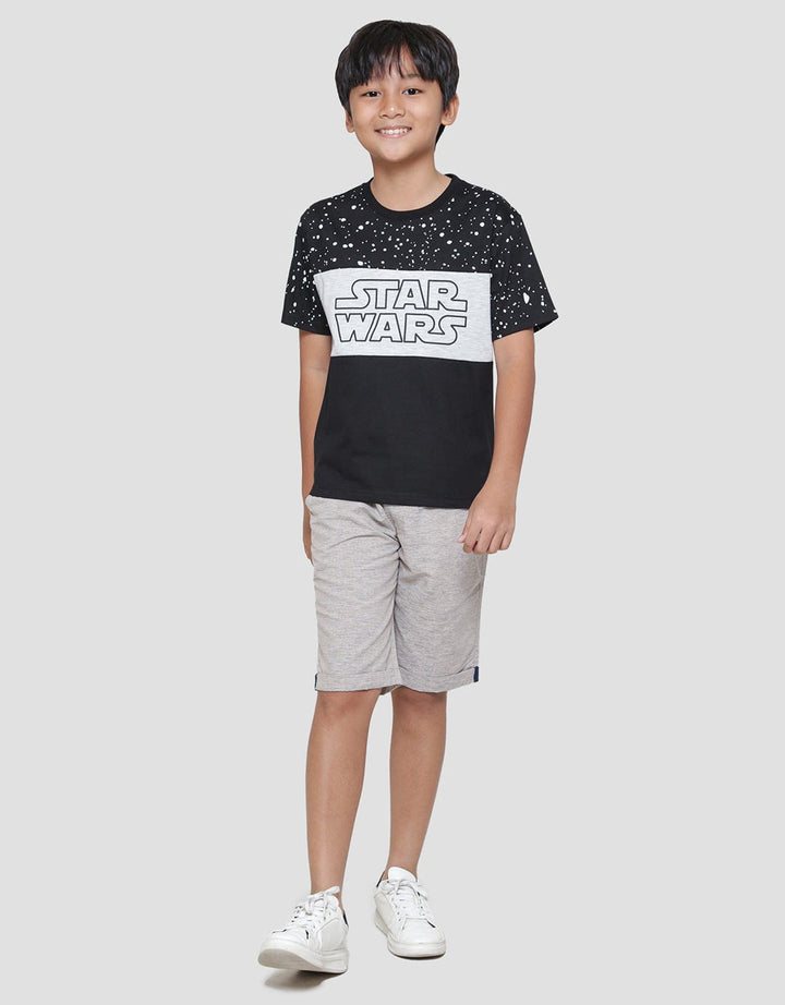 Star Wars Cutsewn Disturbance Splash Boys Short Sleeve T-Shirt