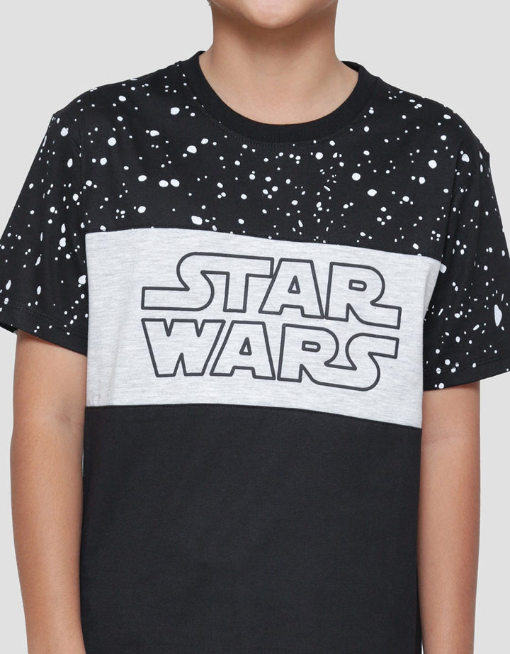 Star Wars Cutsewn Disturbance Splash Boys Short Sleeve T-Shirt