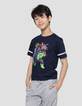 Marvel Avg Team Star Lengan Stripe Kaos Anak Laki-Laki