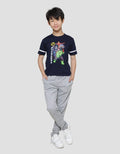Marvel Avg Team Star Lengan Stripe Kaos Anak Laki-Laki