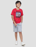 Marvel Avengers Team Assemble Splash Kaos Lengan Pendek Anak Laki-Laki