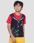 Marvel Spiderman Collar Kaos Anak Laki-laki