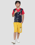 Marvel Spiderman Collar Kaos Anak Laki-laki