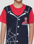 Marvel Spiderman Collar Kaos Anak Laki-laki