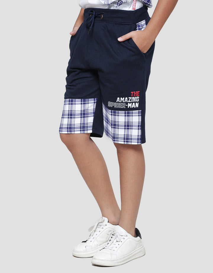 Marvel Spiderman Check Face Boys T-Shirt