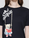 American Jeans Stay Positive Teddy Women's T-Shirt