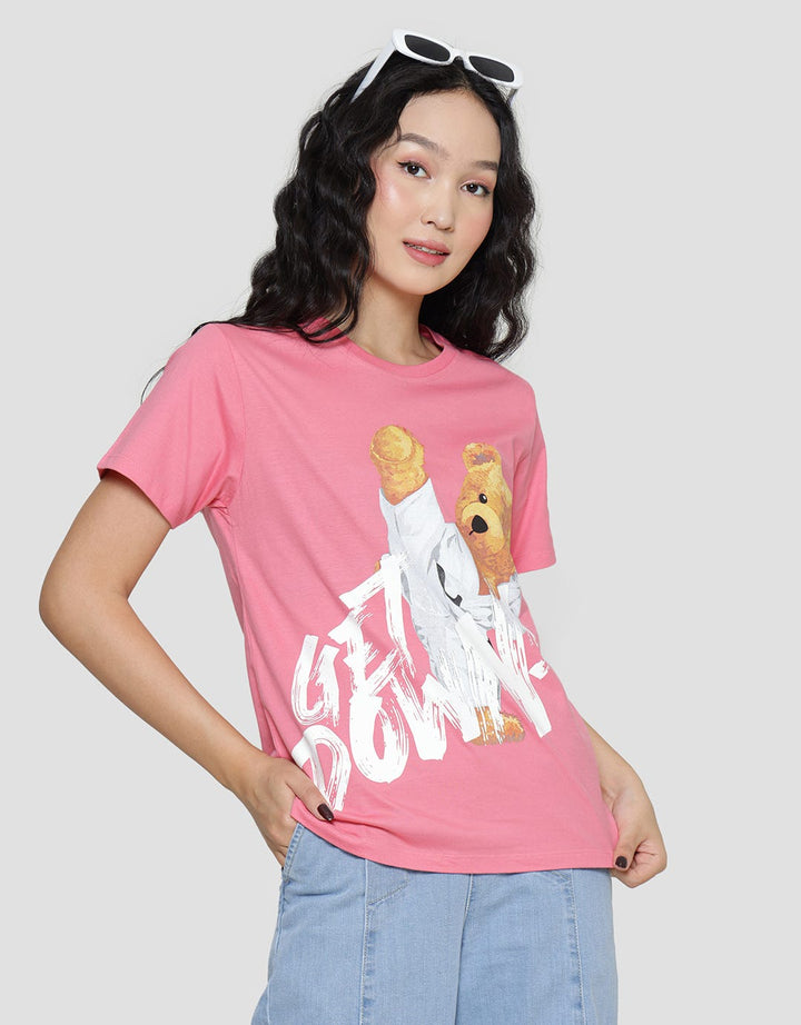 American Jeans Get Down Karate Kaos Lengan Pendek Wanita