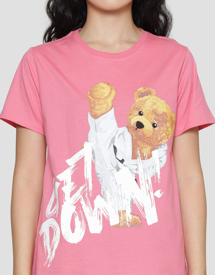 American Jeans Get Down Karate Kaos Lengan Pendek Wanita