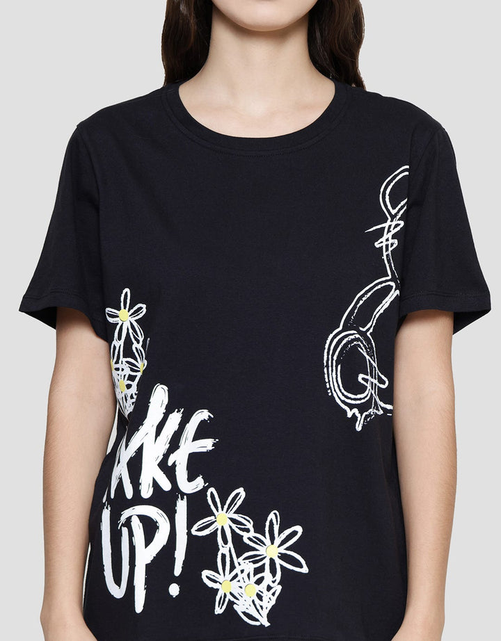 American Jeans Wake Up Print Women's T-Shirt