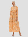 Geela Latifa Flower Dress Wanita