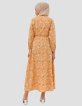 Geela Latifa Flower Dress Wanita