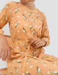 Geela Latifa Flower Dress Wanita