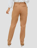Geela Camel Women's Chinos Long Pants
