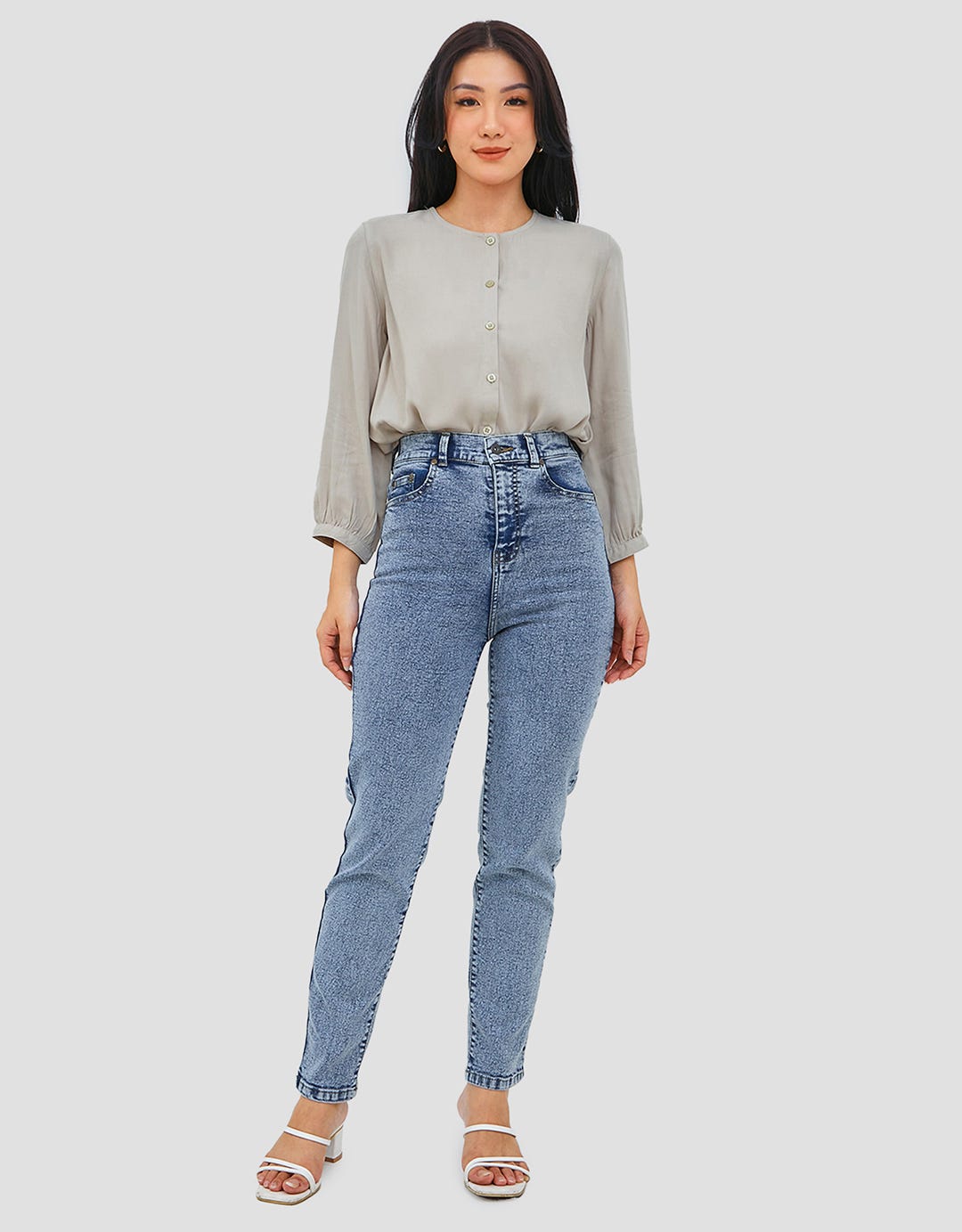 Geela Ice Wash Arcane Women's Regular Jeans Pants