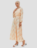 Geela Latifa Flower Print Dress Wanita