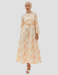Geela Latifa Flower Print Dress Wanita