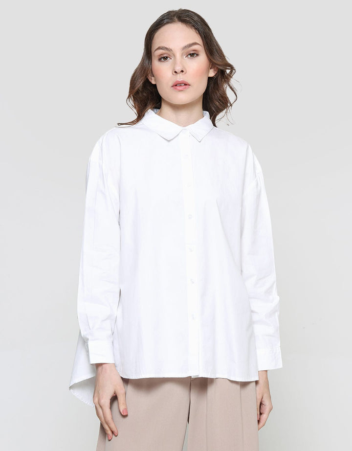 Connexion Relaxed Cotton Women's Long Sleeve Shirt