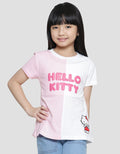 Character Hello Kitty Wording Kaos Anak Perempuan