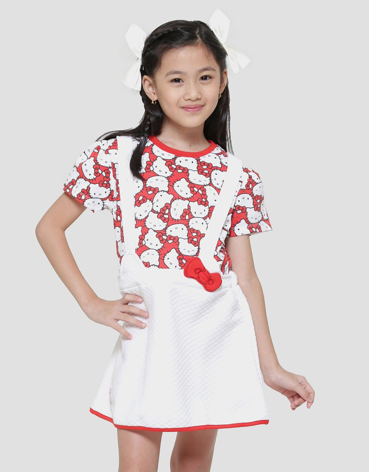 Character Hello Kitty Overall Midi Dress for Girls