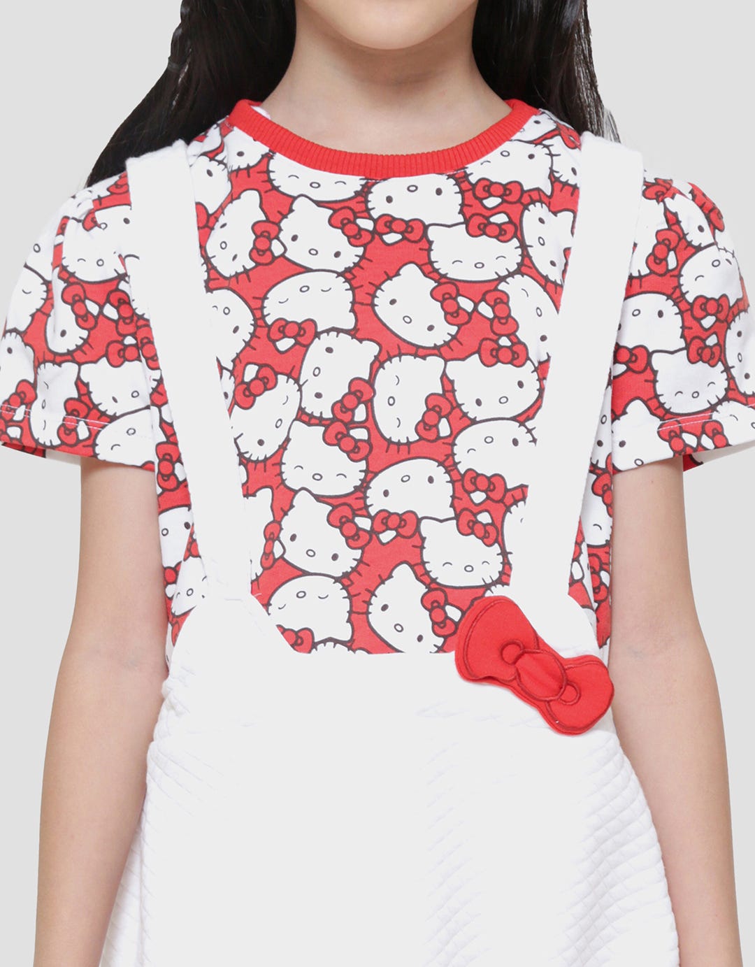 Character Hello Kitty Overall Midi Dress for Girls