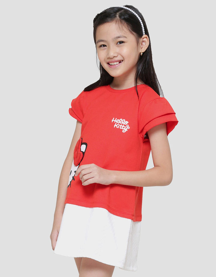 Character Hello Kitty Collar Midi Dress for Girls