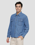 Watchout! Jeans Double Pocket Kemeja Pria