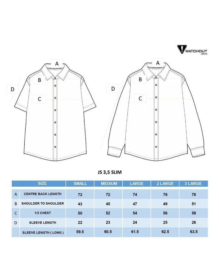 Watchout Jeans Kemeja Pria