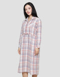 Triset Full Print Dress Wanita