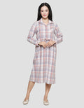 Triset Full Print Dress Wanita