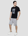 T Zone Wb Batman Wording Kaos Lengan Pendek Pria